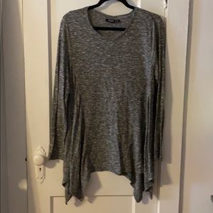 Ana asymmetrical long sleeve tunic